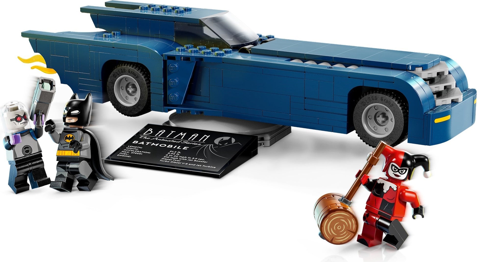 Batman et la Batmobile contre Harley Quinn et Mr. Freeze | Super-héros DC Comics | 76274