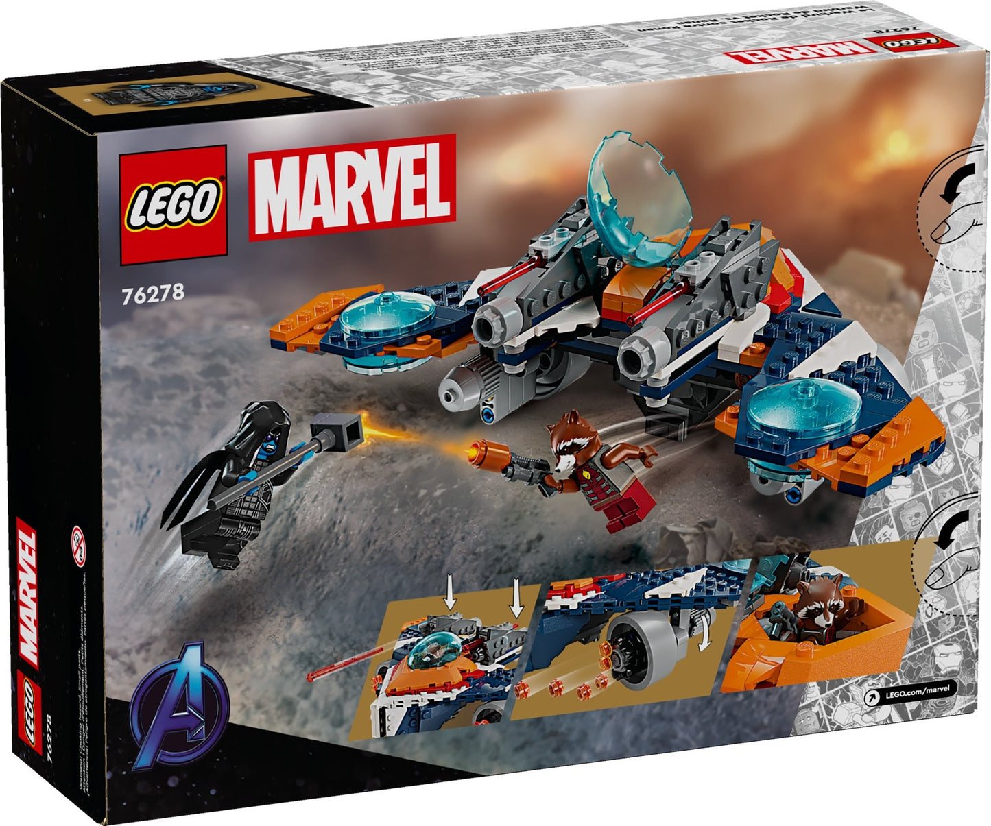 Rocket's Warbird vs. Ronan | Marvel Super Heroes | 76278