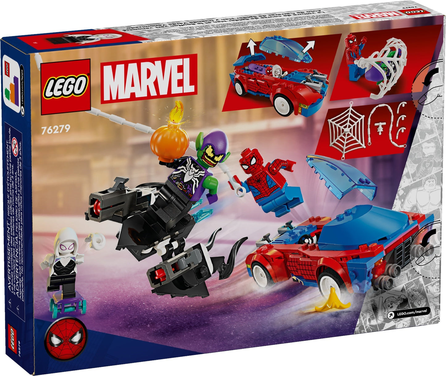 Spider-Man Race Car & Venom Green Goblin | Marvel Super Heroes | 76279