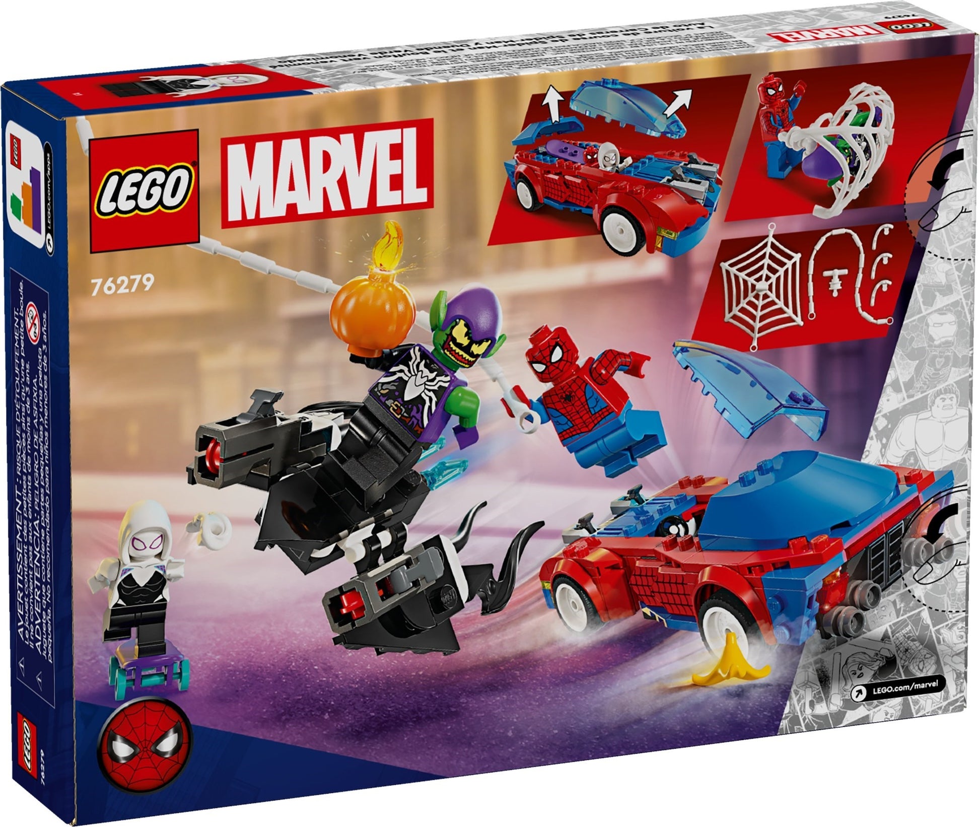 Spider-Man Race Car & Venom Green Goblin | Marvel Super Heroes | 76279