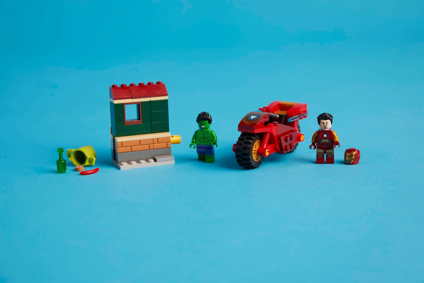 Iron Man with Bike and The Hulk | Marvel Super Heroes | 76287