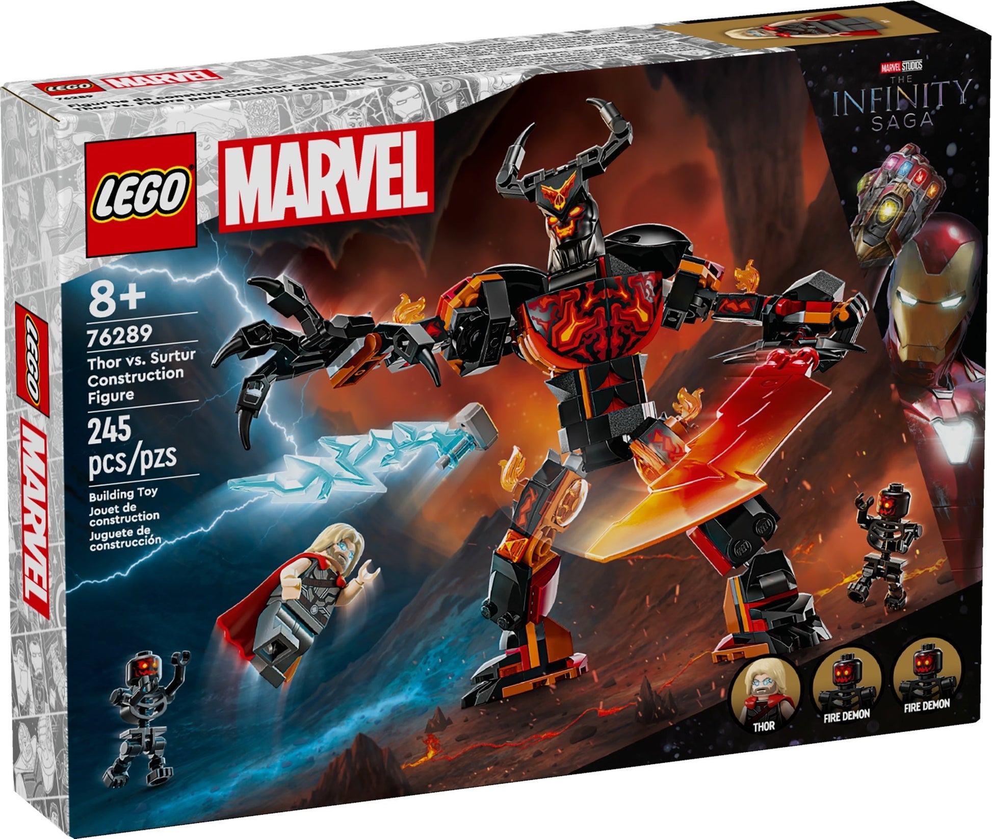 Thor vs. Surtur Construction Figure | Marvel Super Heroes | 76289