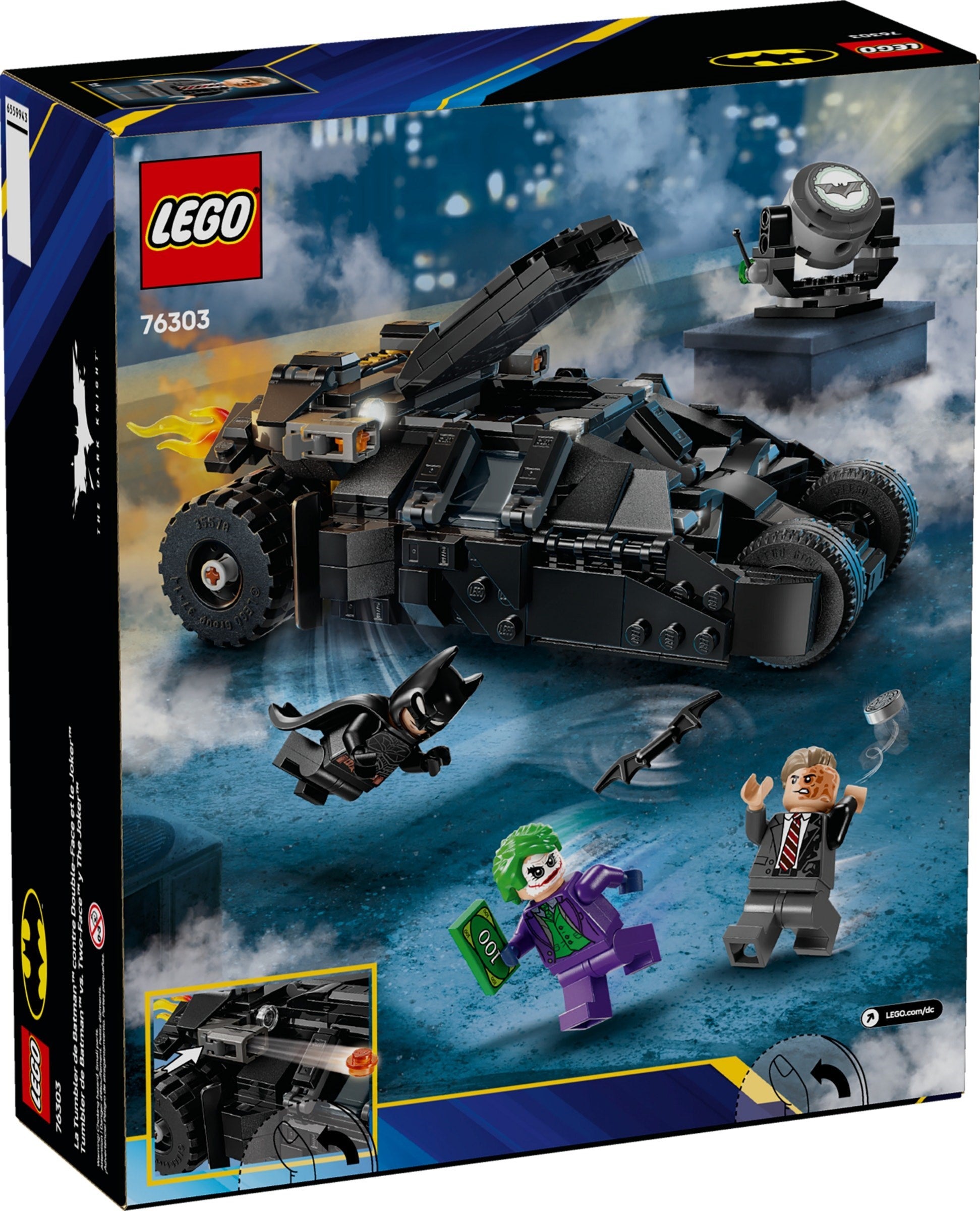 Batman Tumbler vs. Two-Face & The Joker | DC Comics Super Heroes | 76303