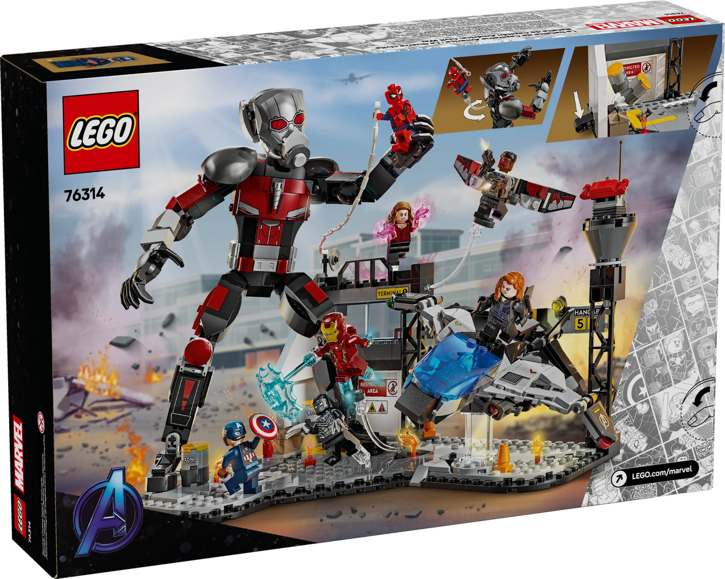 Captain America: Civil War Battle | Marvel Super Heroes | 76314