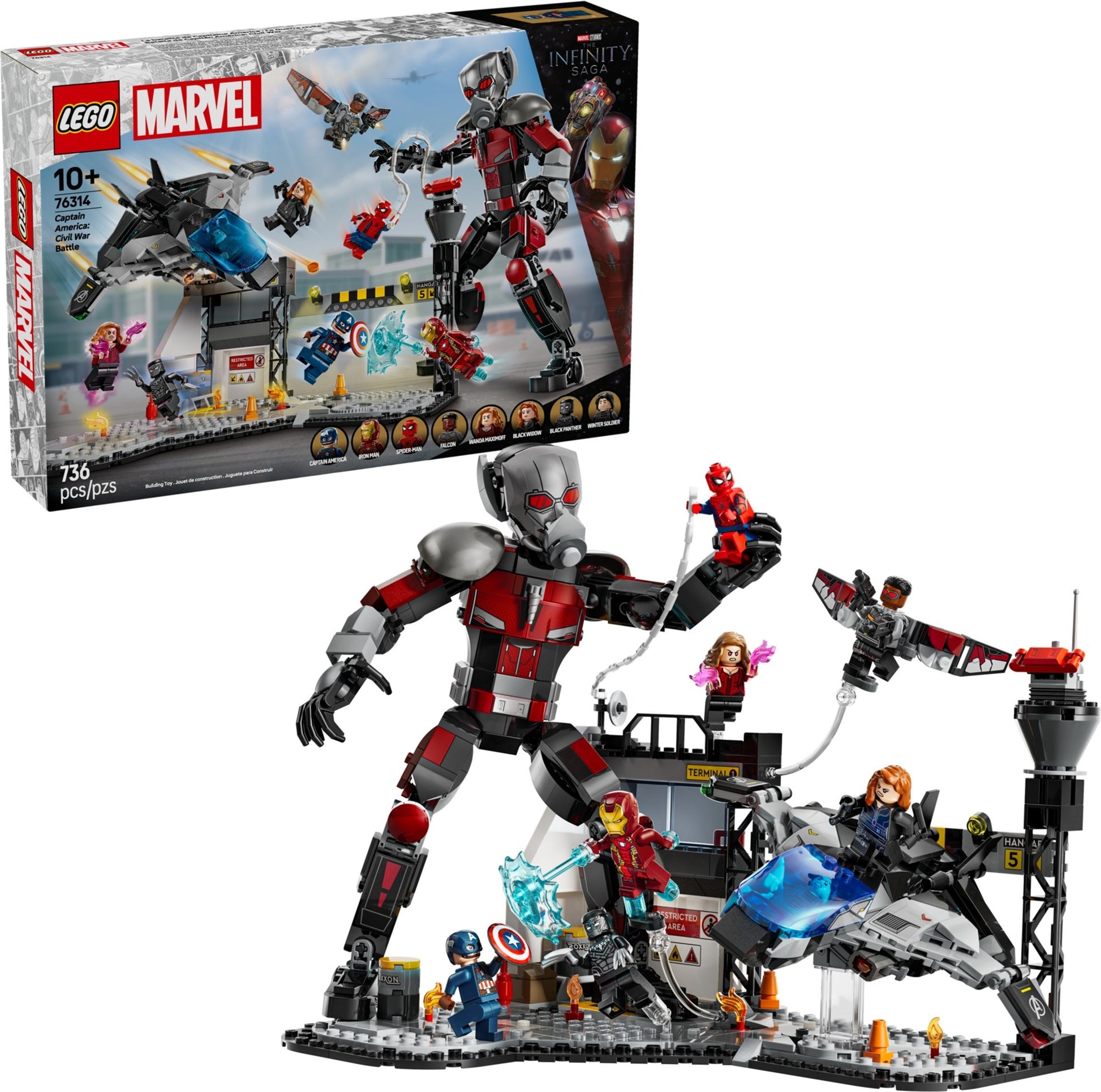 Captain America: Civil War Battle | Marvel Super Heroes | 76314
