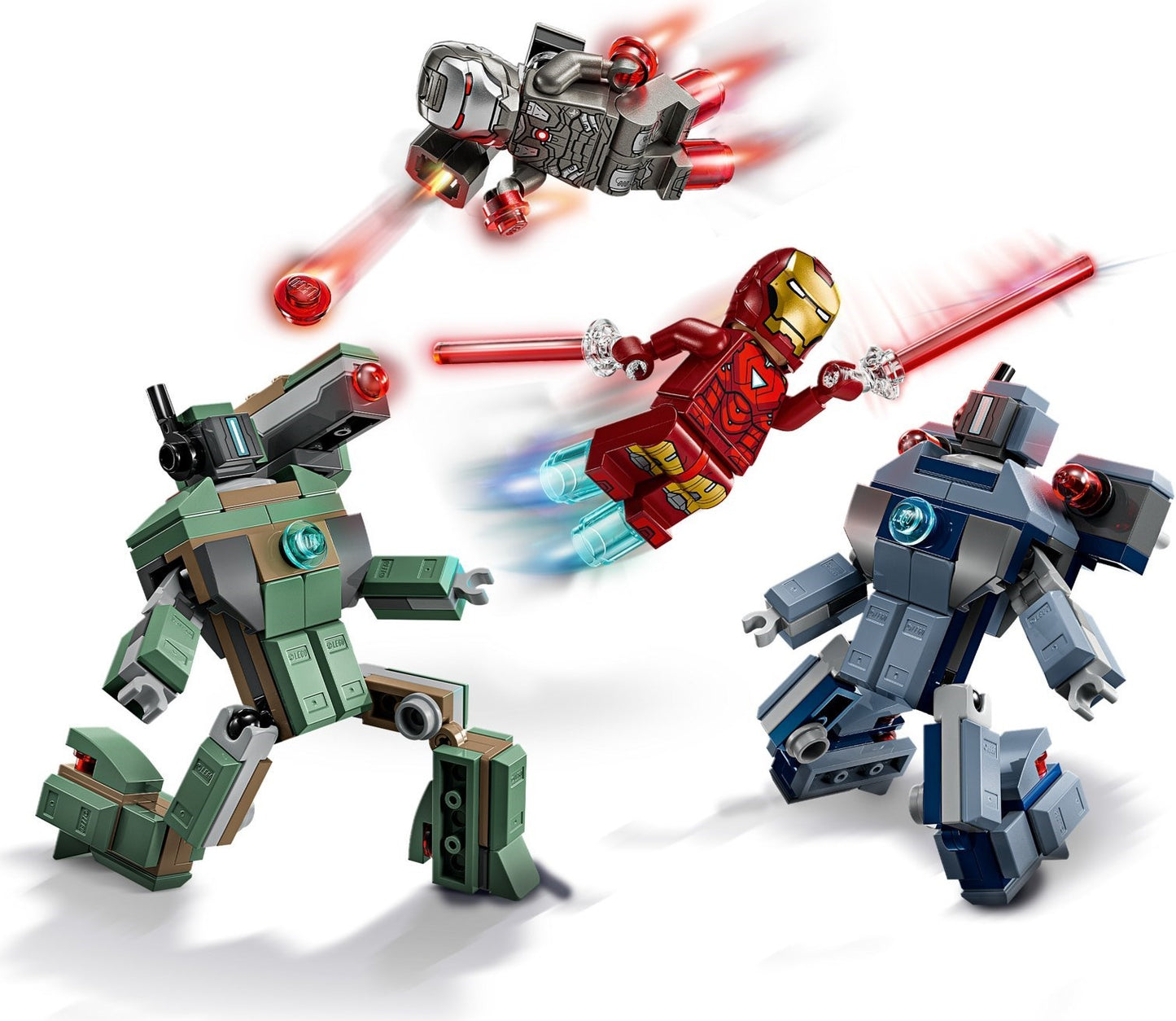 Iron Man & War Machine vs. Hammer Drones | Marvel Super Heroes | 76320