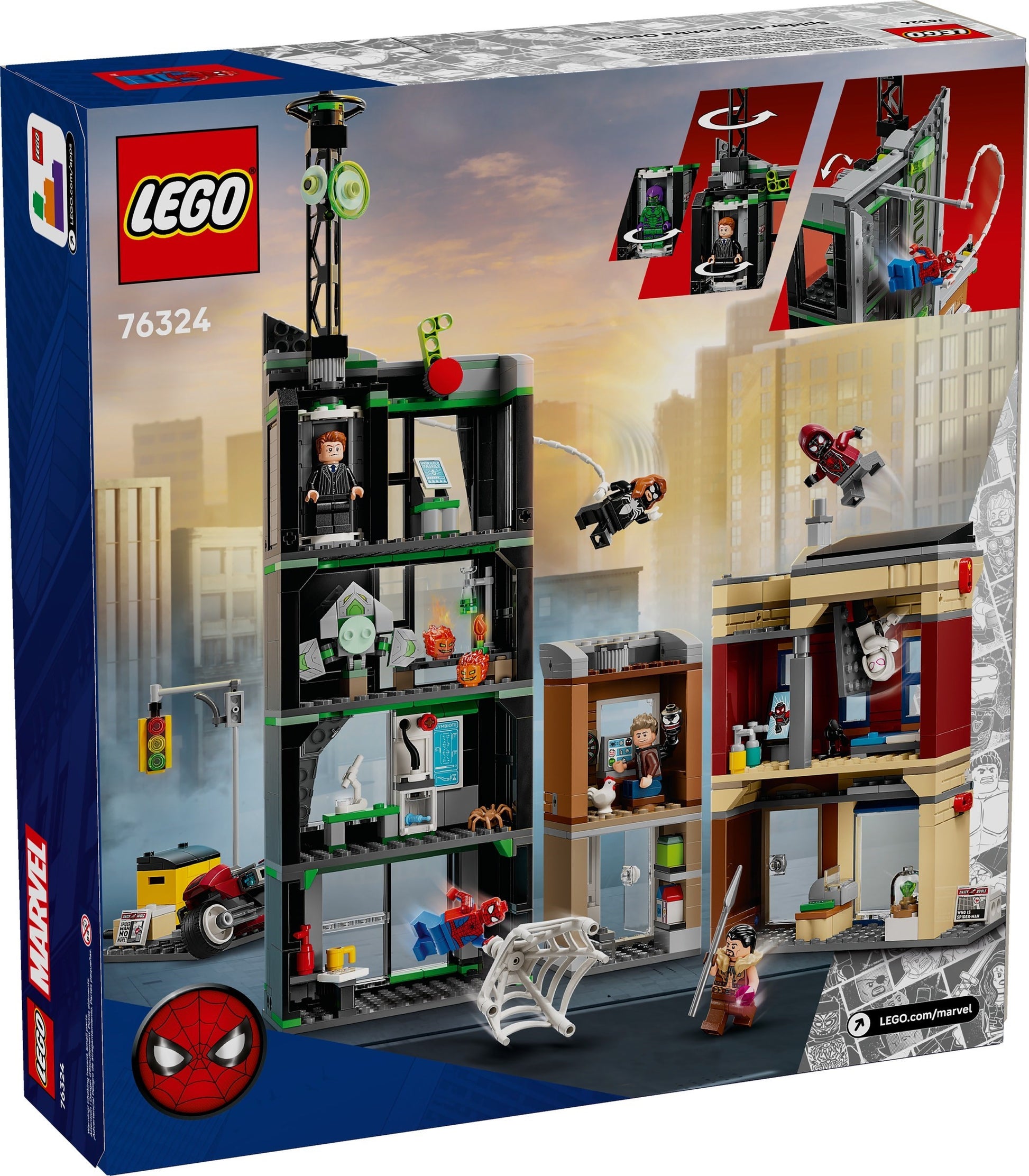 Spider-Man contre Oscorp | Super-héros Marvel | 76324