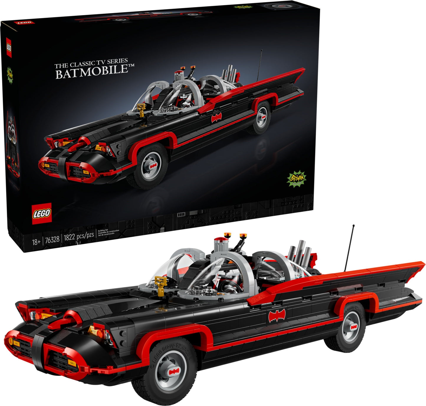 Batman: The Classic TV Series Batmobile | DC Comics Super Heroes | 76328