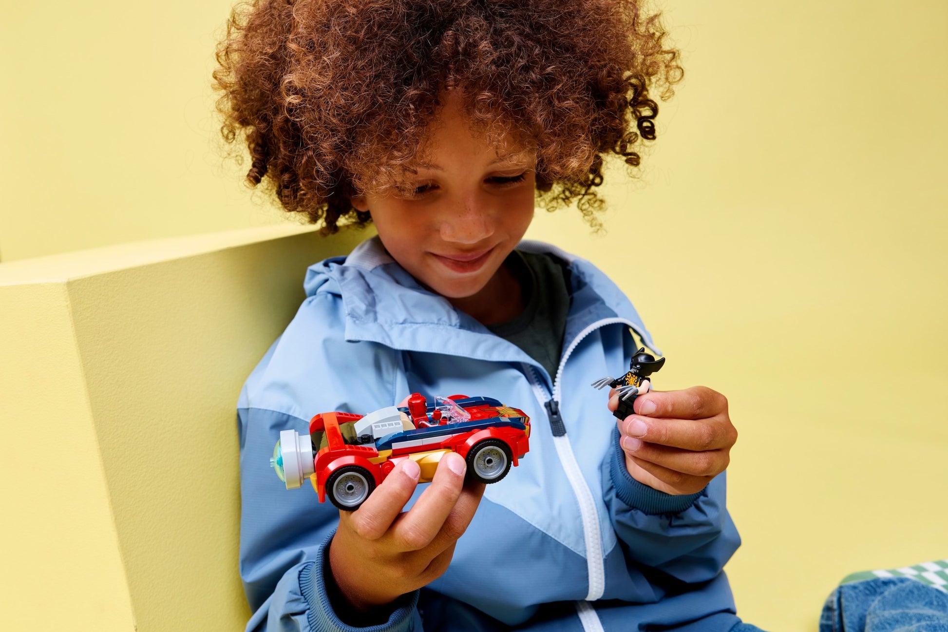 Voiture de Spider-Man contre Wolverine Venomisé | Super Héros Marvel | 76336