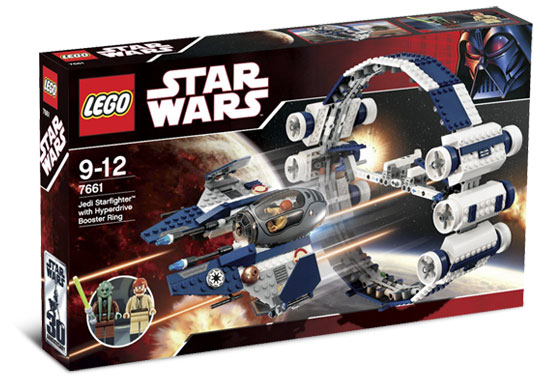 Jedi Starfighter with Hyperdrive Booster Ring | Star Wars | 7661
