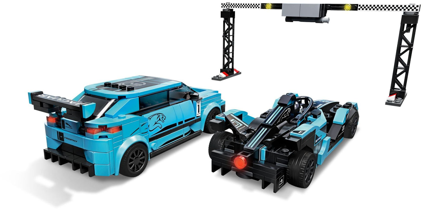 Formula E Panasonic Jaguar Racing GEN2 Car & Jaguar I-PACE eTROPHY | Speed Champions | 76898