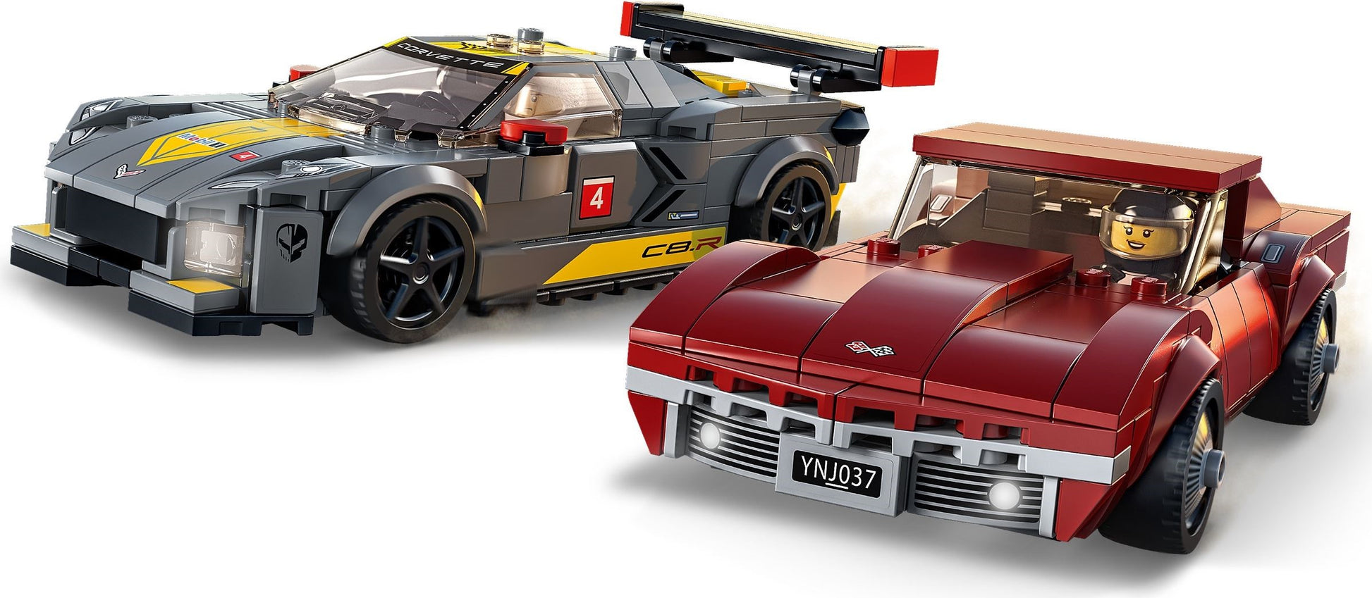 Chevrolet Corvette C8.R Race Car and 1968 Chevrolet Corvette | Speed Champions | 76903