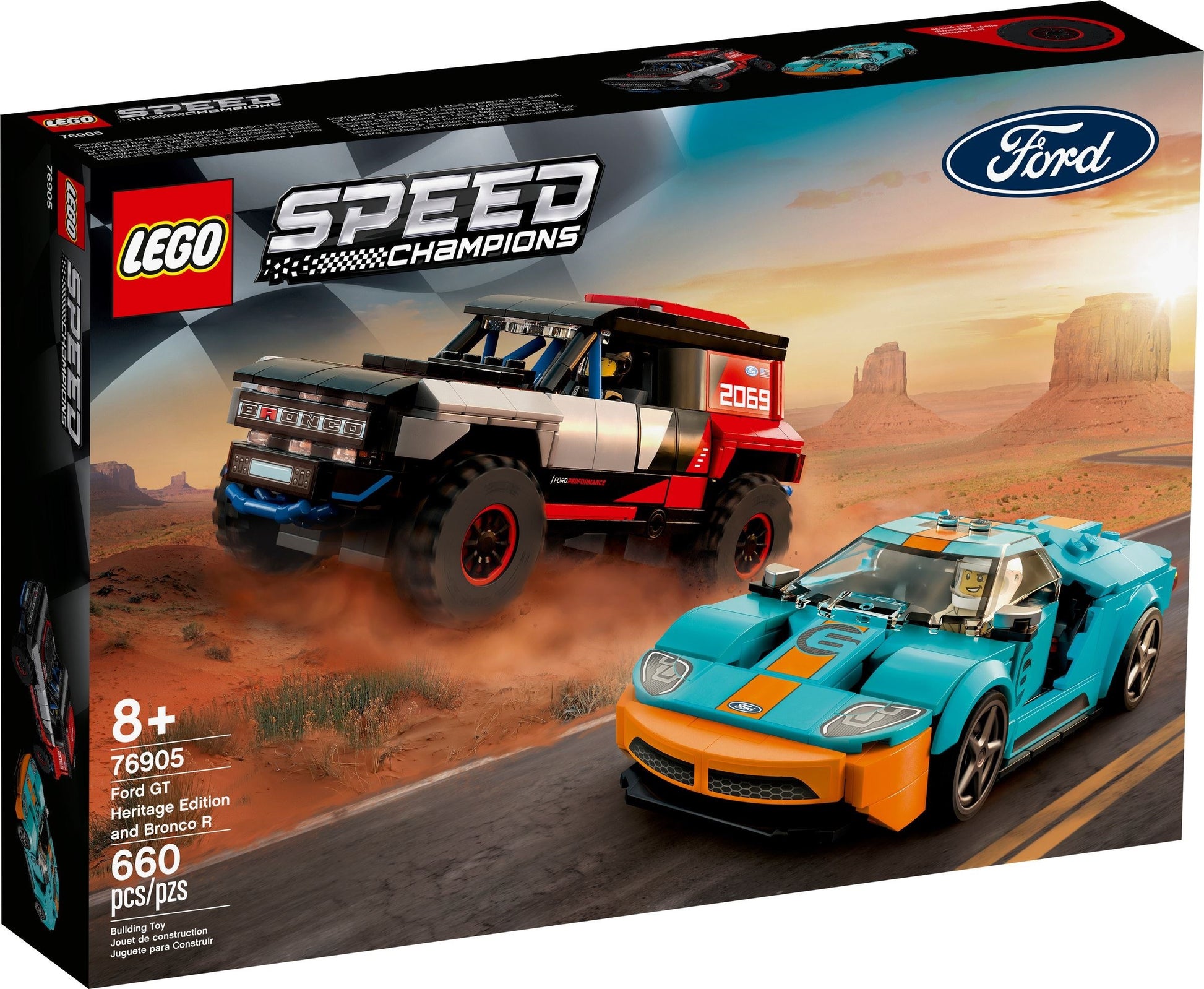 Ford GT Heritage Edition and Bronco R | Speed Champions | 76905