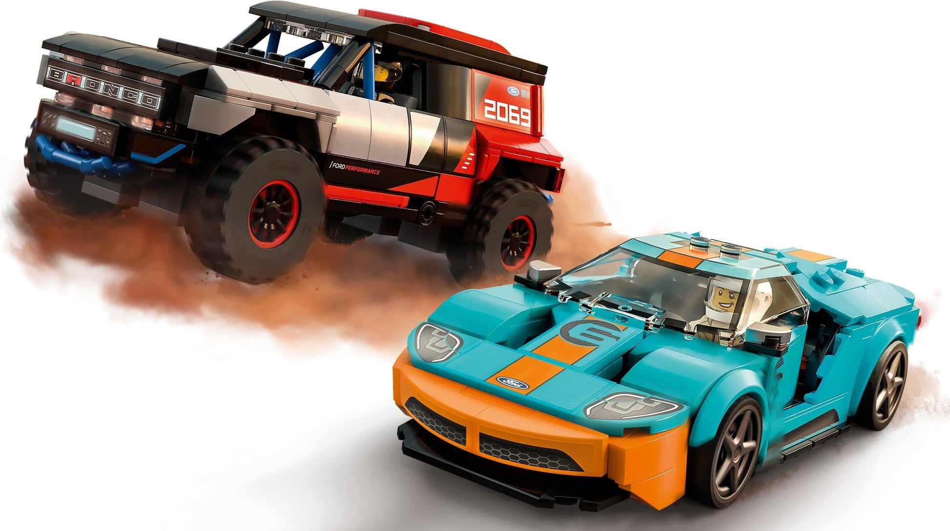 Ford GT Heritage Edition and Bronco R | Speed Champions | 76905
