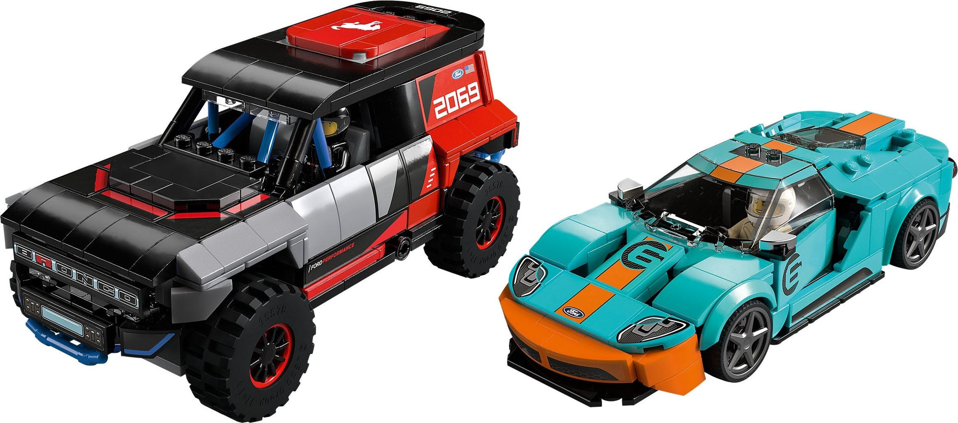 Ford GT Heritage Edition and Bronco R | Speed Champions | 76905