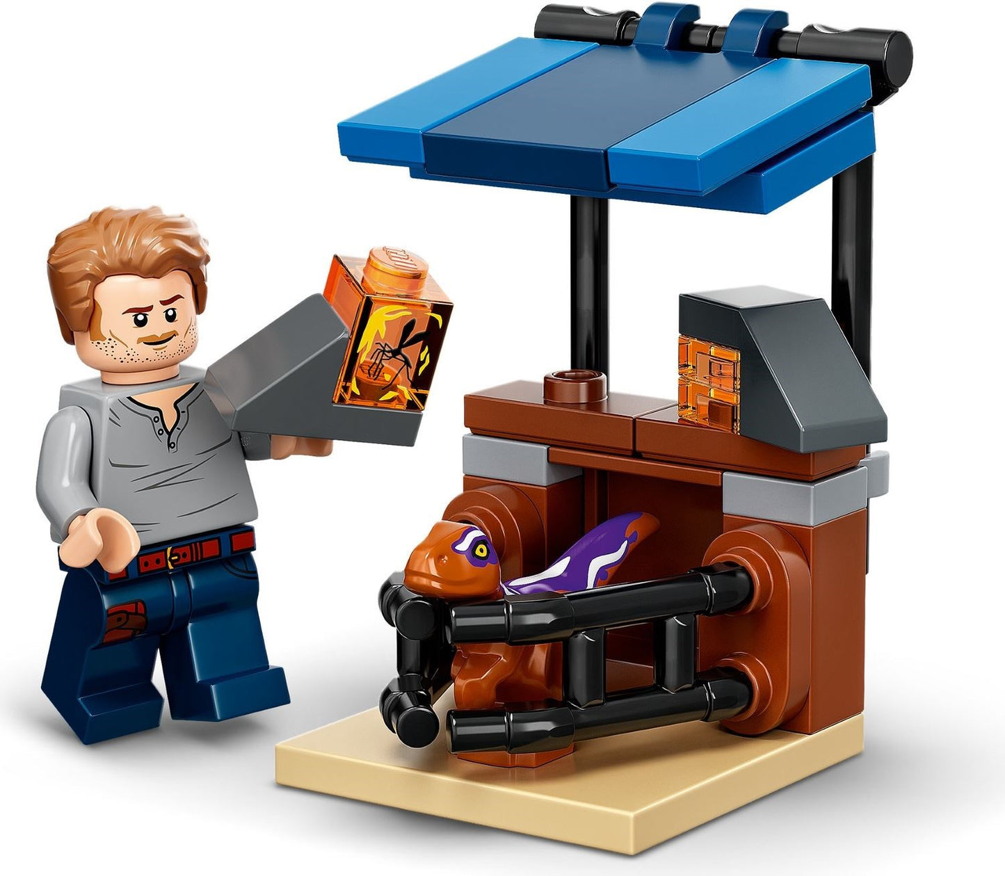 Atrociraptor Dinosaur: Bike Chase | Jurassic World | 76945