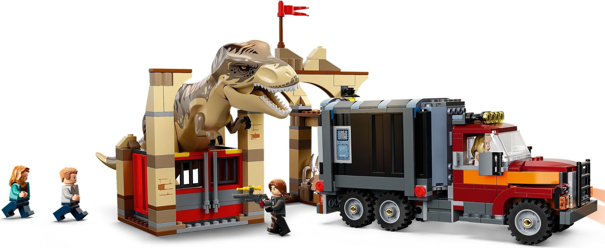 T. rex & Atrociraptor Dinosaur Breakout | Jurassic World | 76948