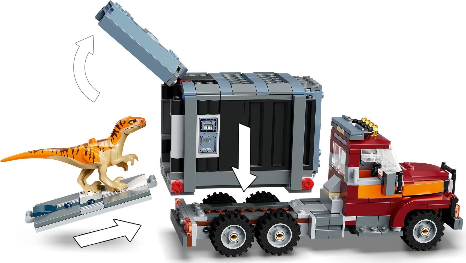 T. rex & Atrociraptor Dinosaur Breakout | Jurassic World | 76948