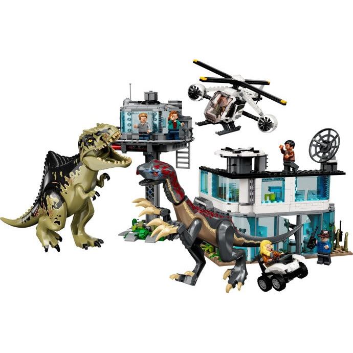 Giganotosaurus & Therizinosaurus Attack | Jurassic World | 76949