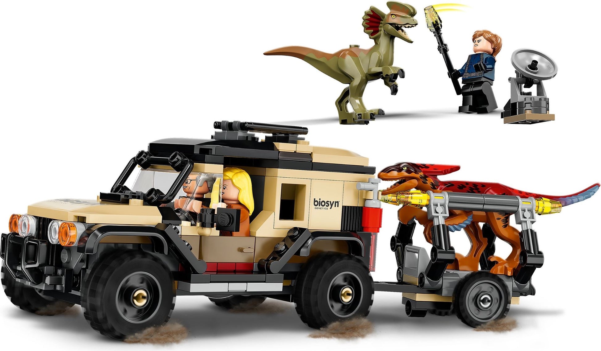 Pyroraptor & Dilophosaurus Transport | Jurassic World | 76951