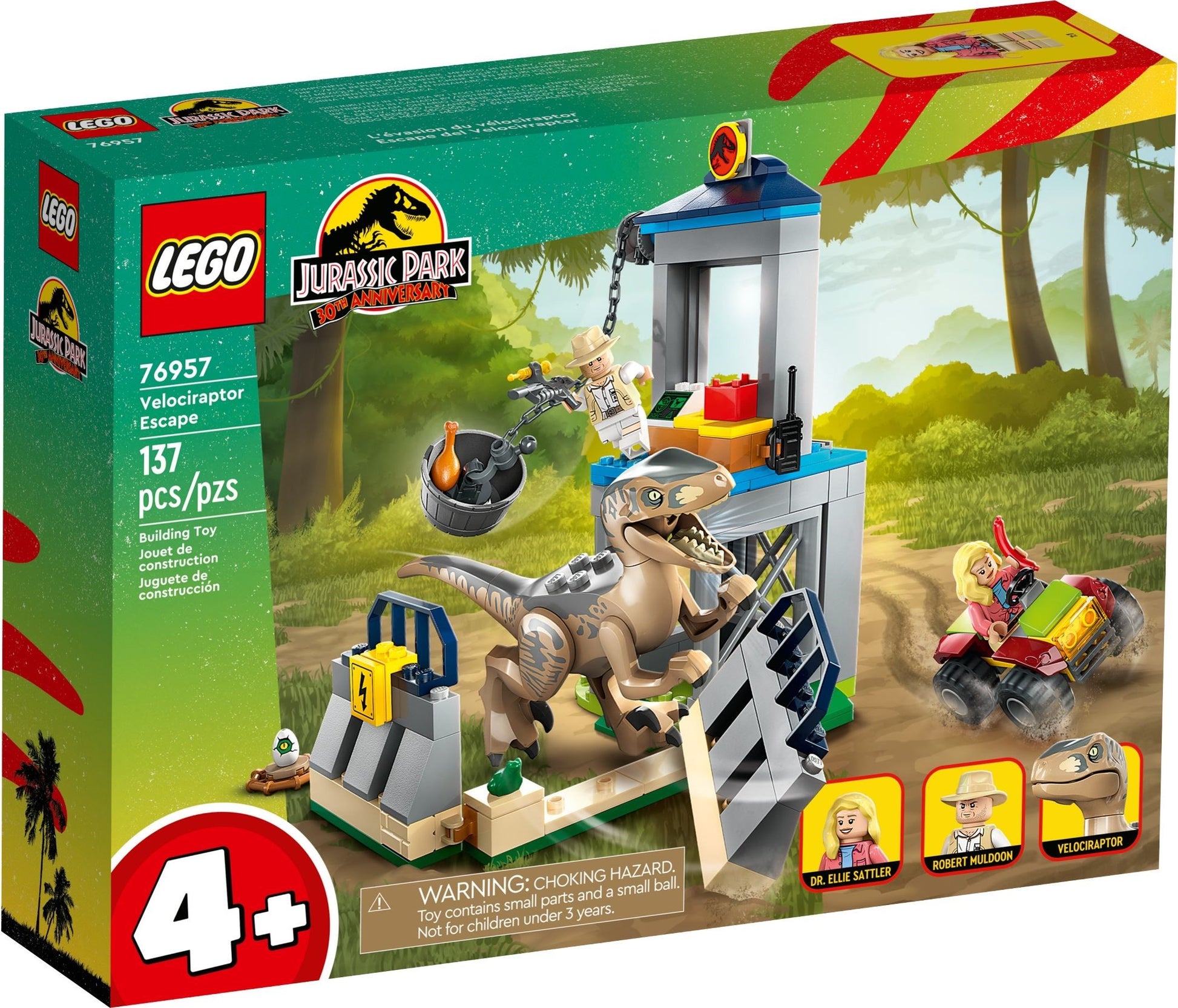 Velociraptor Escape | Jurassic World | 76957