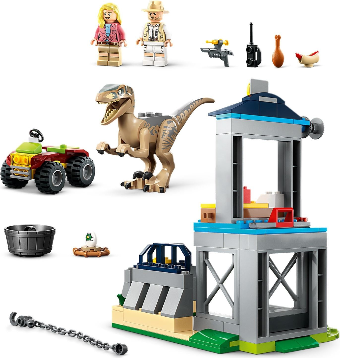 Velociraptor Escape | Jurassic World | 76957