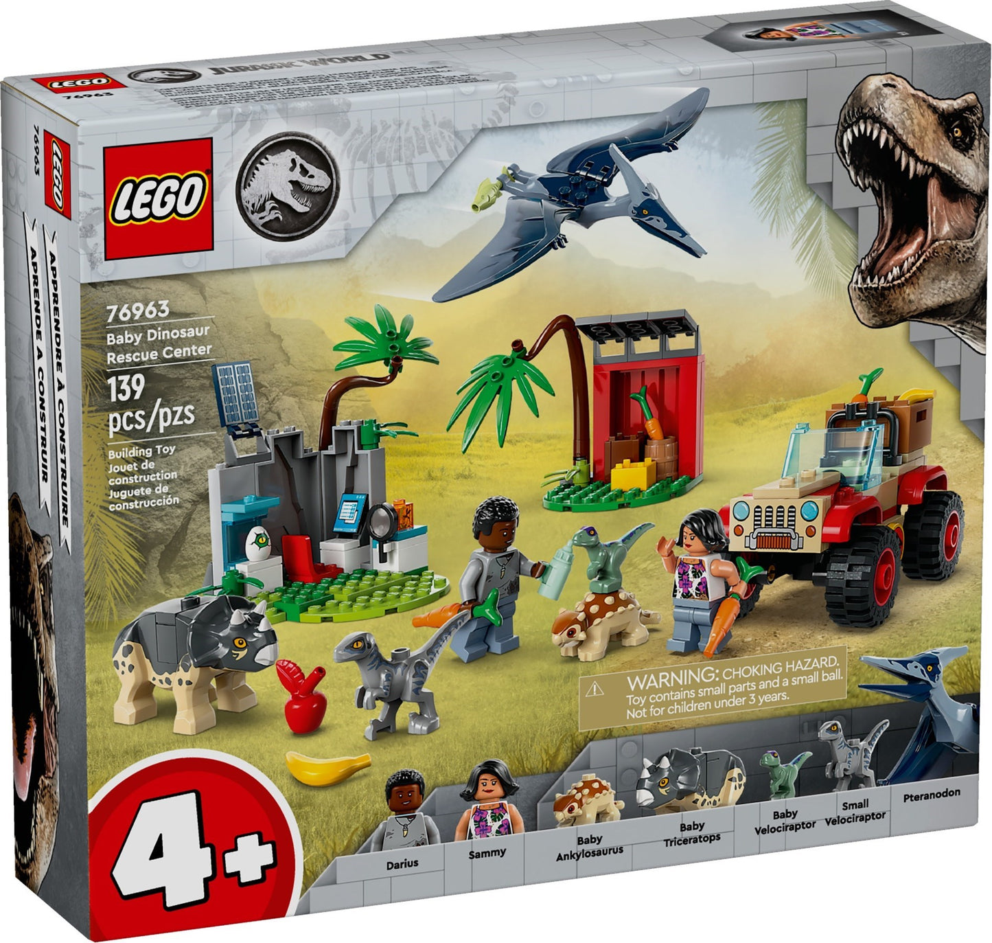 Centre de sauvetage des bébés dinosaures | Jurassic World | 76963