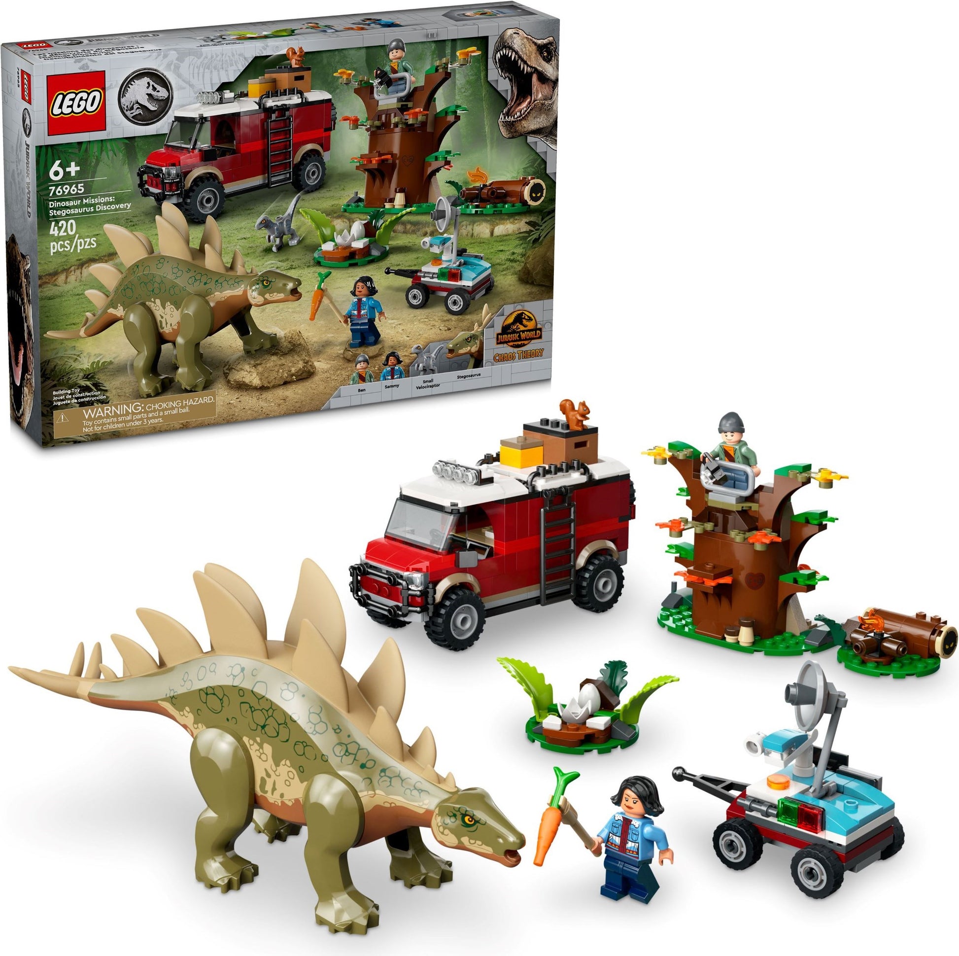 Dinosaur Missions: Stegosaurus Discovery | Jurassic World | 76965