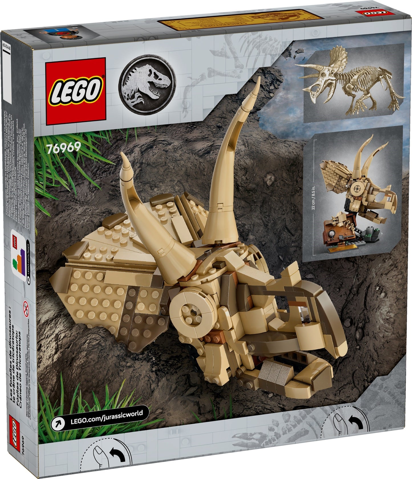 Dinosaur Fossils: Triceratops Skull | Jurassic World | 76969