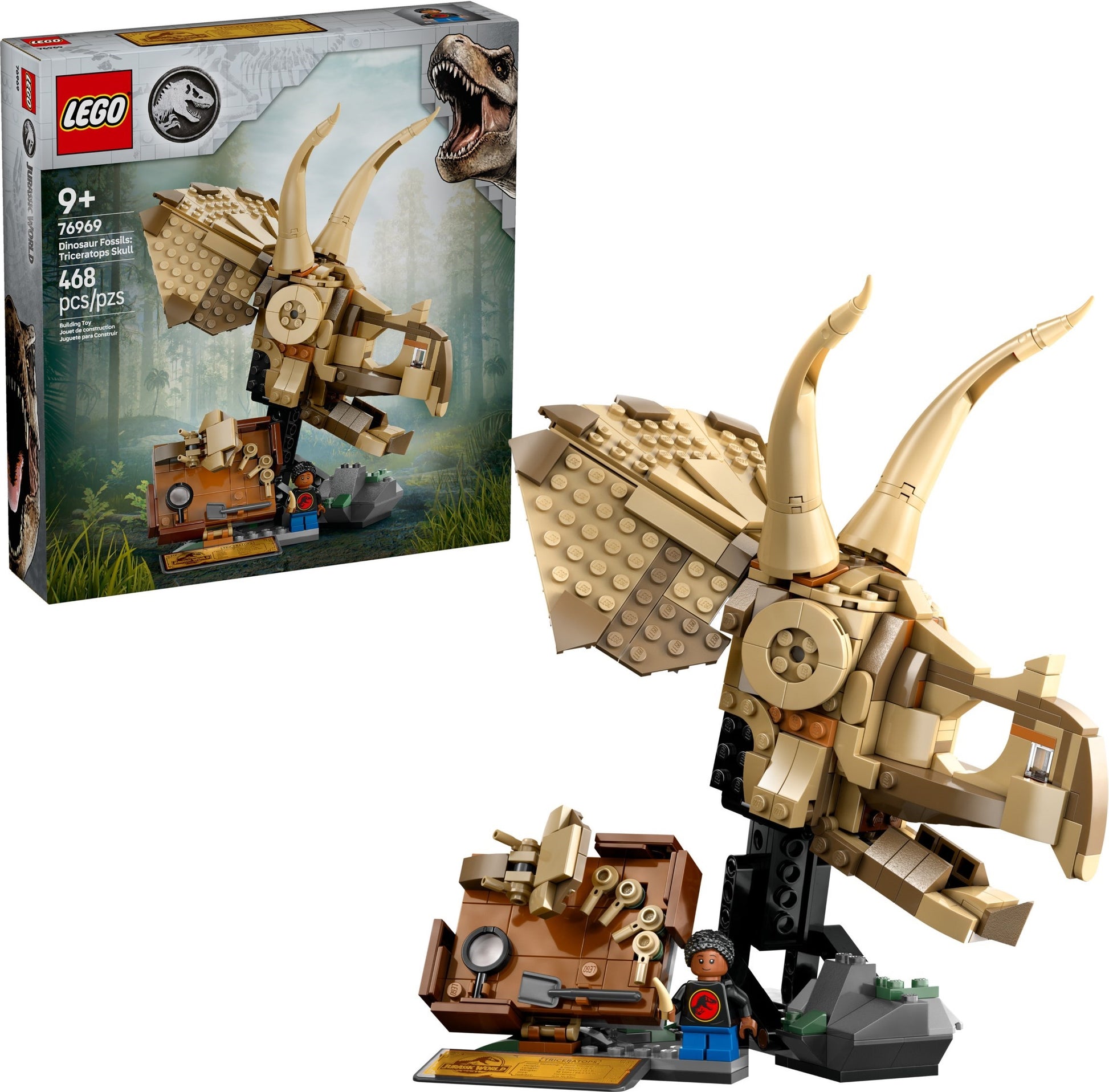 Dinosaur Fossils: Triceratops Skull | Jurassic World | 76969