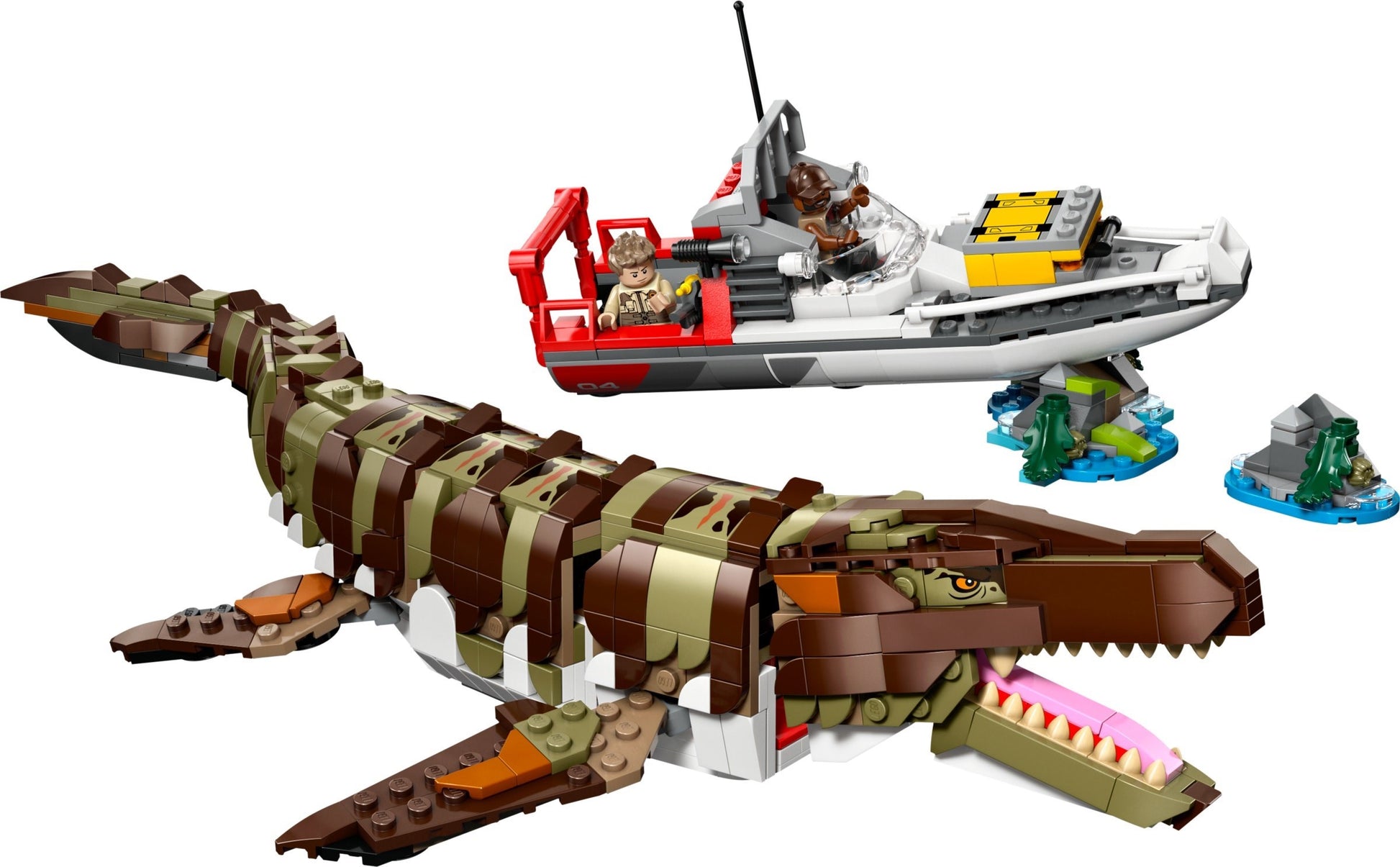 Mission du bateau Mosasaure en briques | Jurassic World | 76974