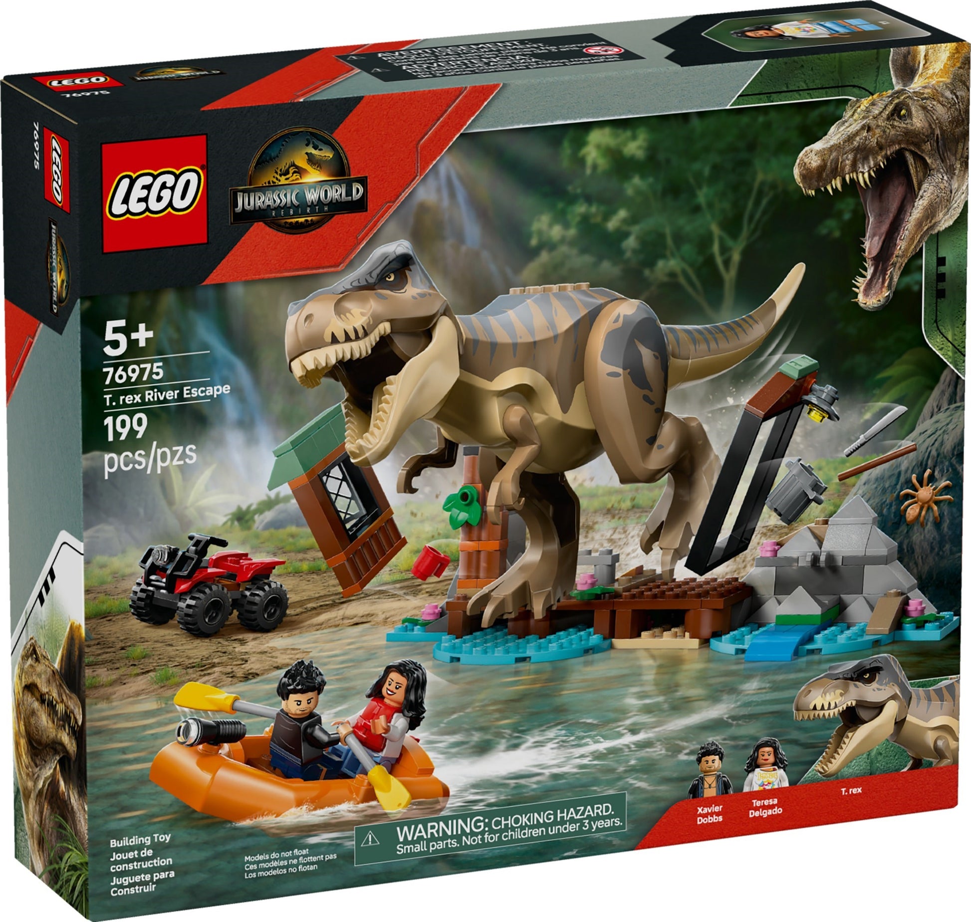 T. rex River Escape | Jurassic World | 76975
