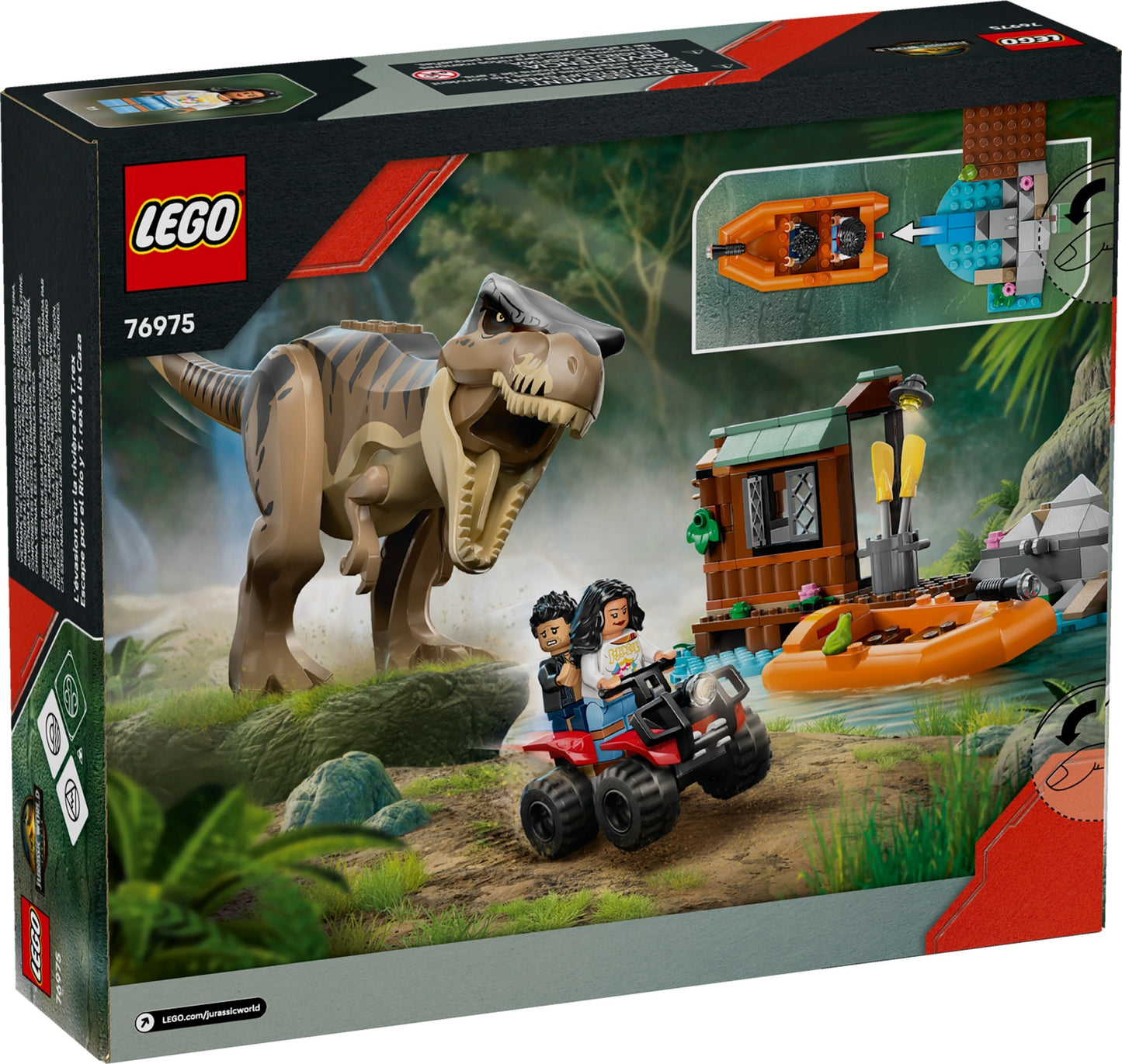 T. rex River Escape | Jurassic World | 76975