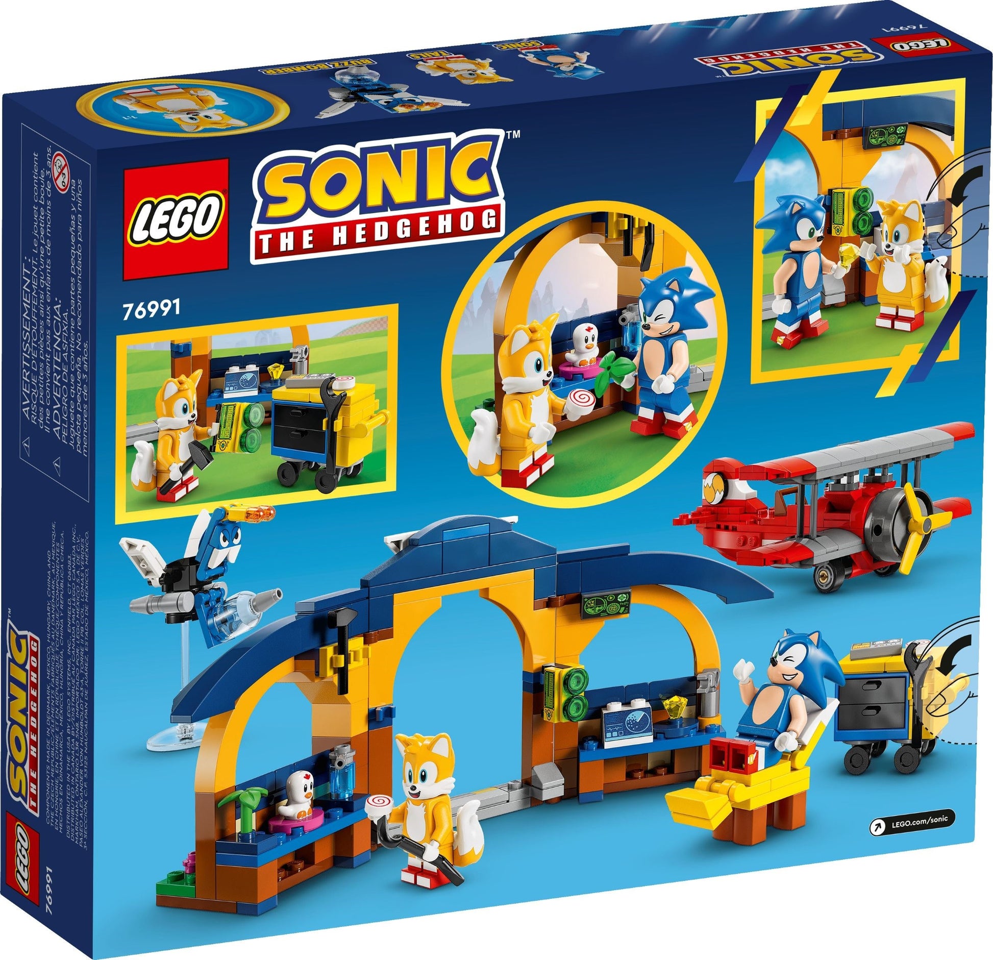 Tails' Workshop and Tornado Plane | Sonic the Hedgehog | 76991
