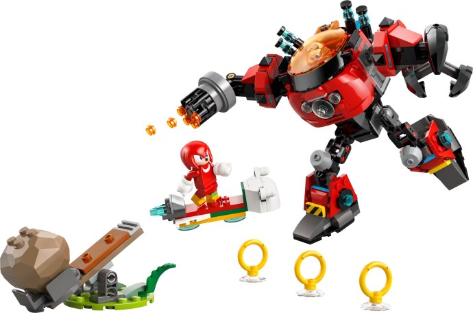 Knuckles vs. Dr. Eggman Egg Crusher Mech | Sonic the Hedgehog | 77005