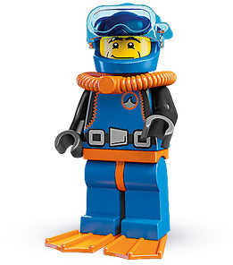 Deep Sea Diver | Collectable Minifigures | 8683-15