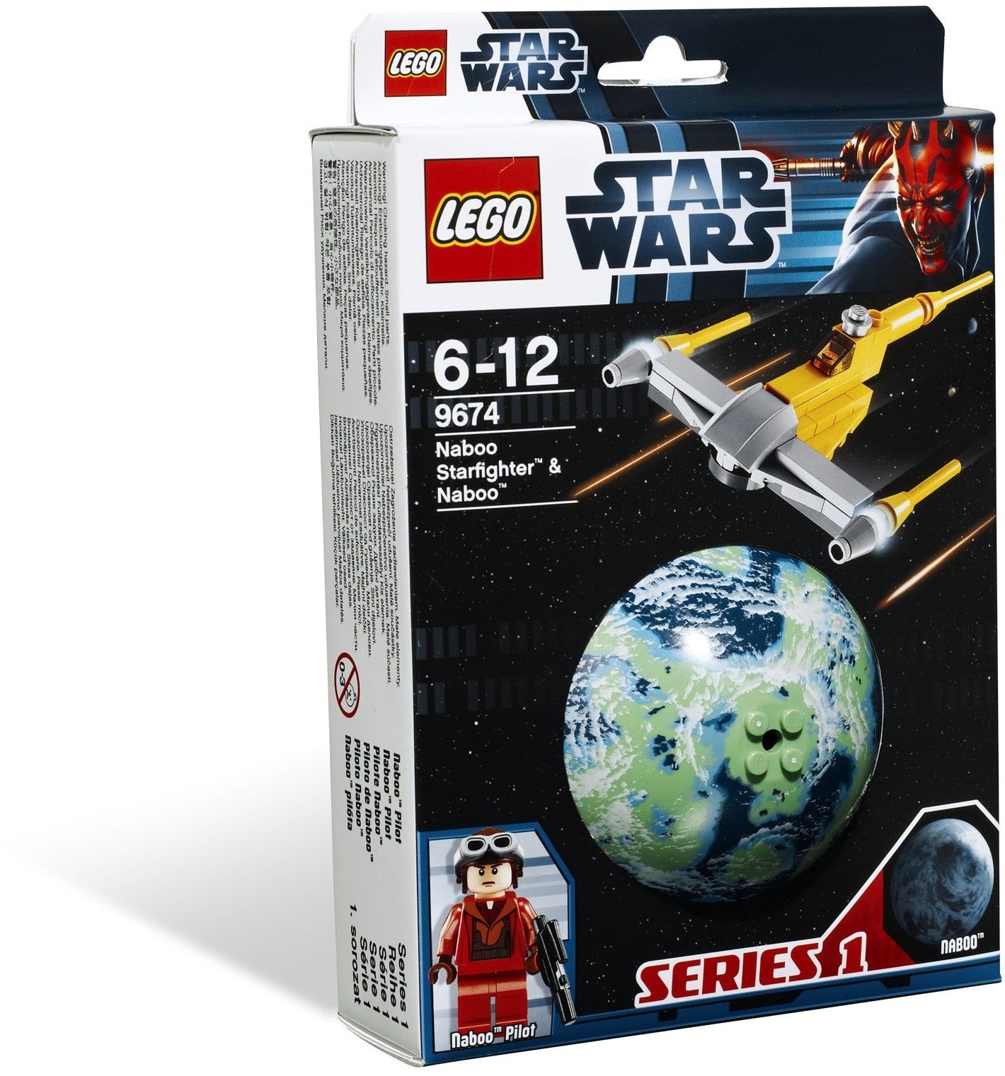 Chasseur stellaire de Naboo et Naboo | Star Wars | 9674