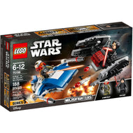 A-Wing vs. TIE Silencer Microfighters | Star Wars | 75196