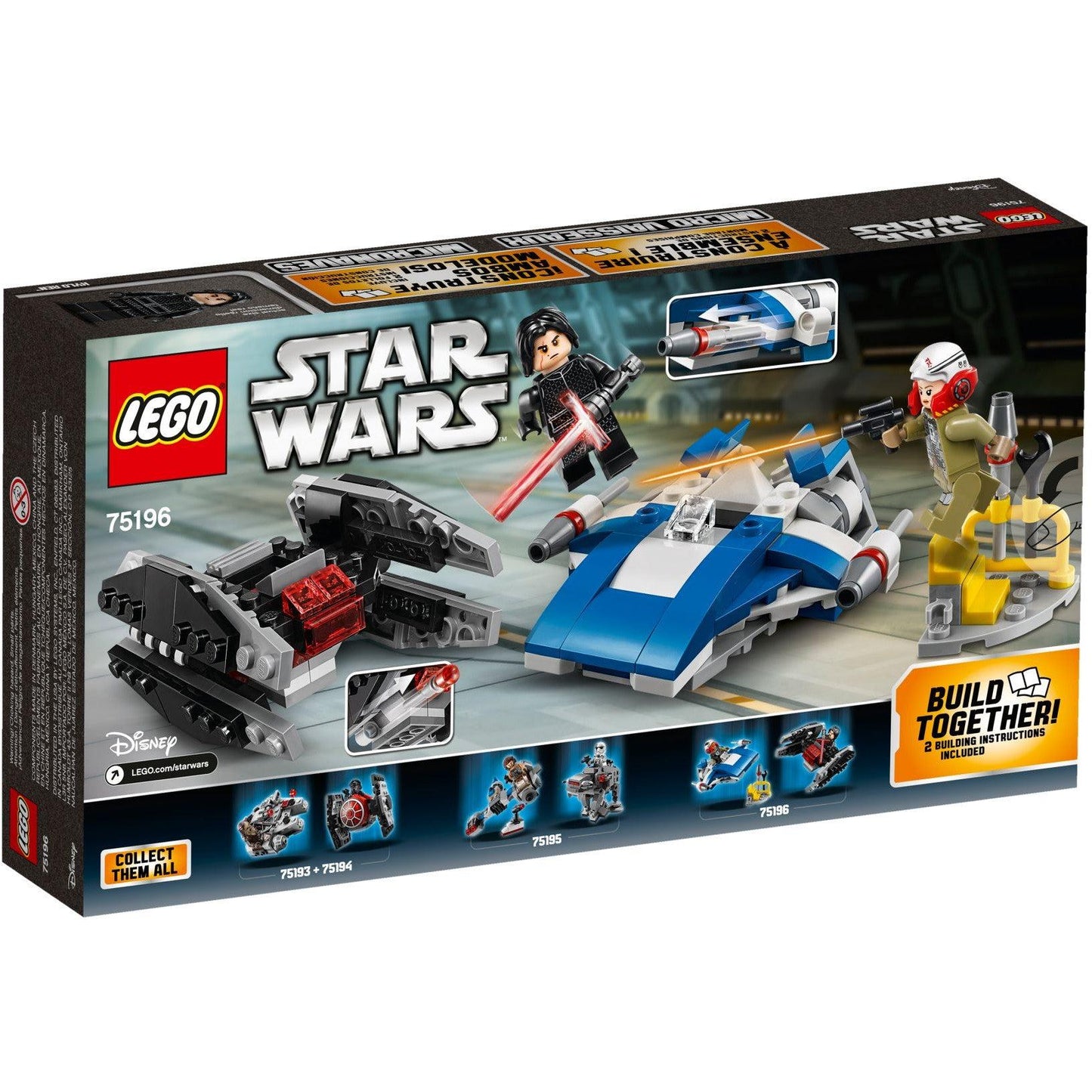 A-Wing vs. TIE Silencer Microfighters | Star Wars | 75196