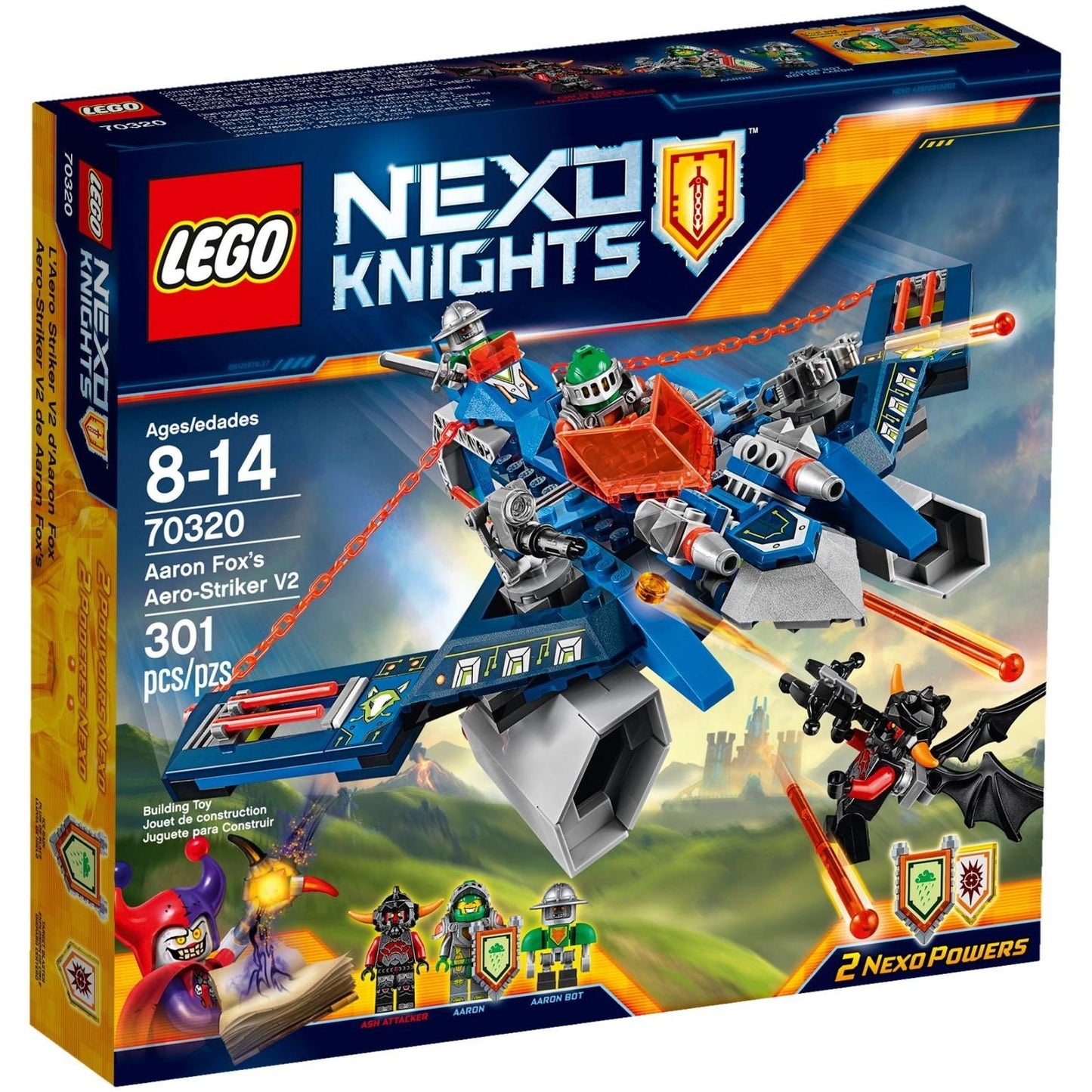 Aaron Fox's Aero-Striker V2 | Nexo Knights | 70320