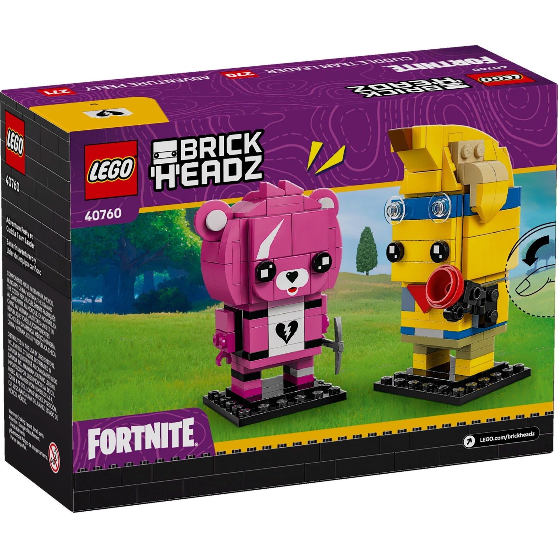 Adventure Peely & Cuddle Team Leader | BrickHeadz | 40760