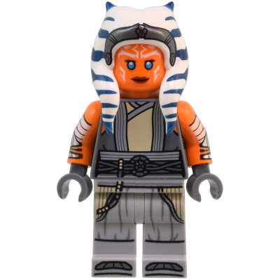 Ahsoka Tano (Adult) - Printed Arms, Light Bluish Gray Legs | sw1354