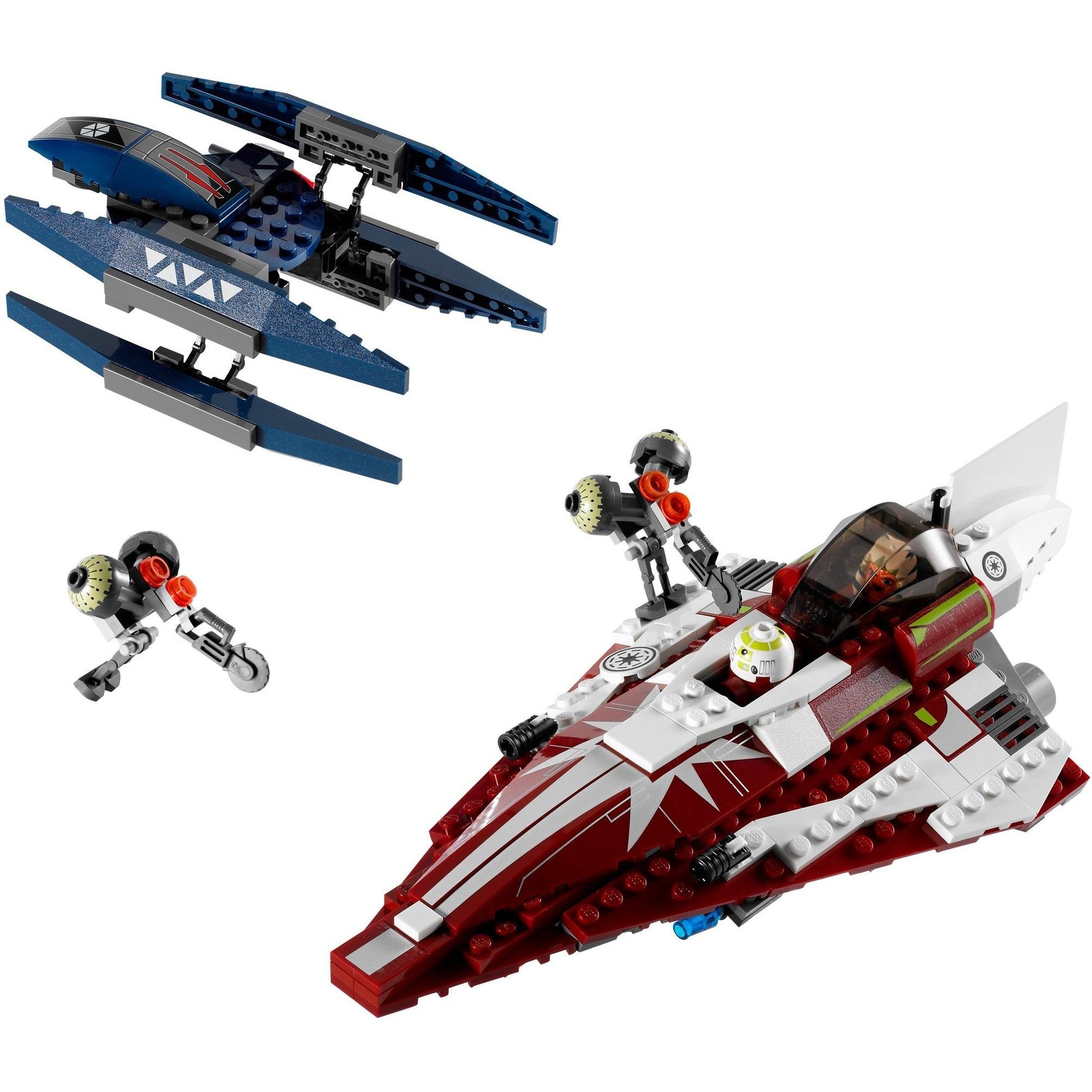 Le chasseur stellaire et le droïde vautour d'Ahsoka | Star Wars | 7751