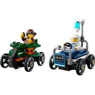 Airplane vs. Hospital Bed Race Car Pack | City | 60459