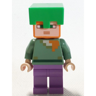 Alex - Medium Lavender Legs, Bright Green Helmet | min089