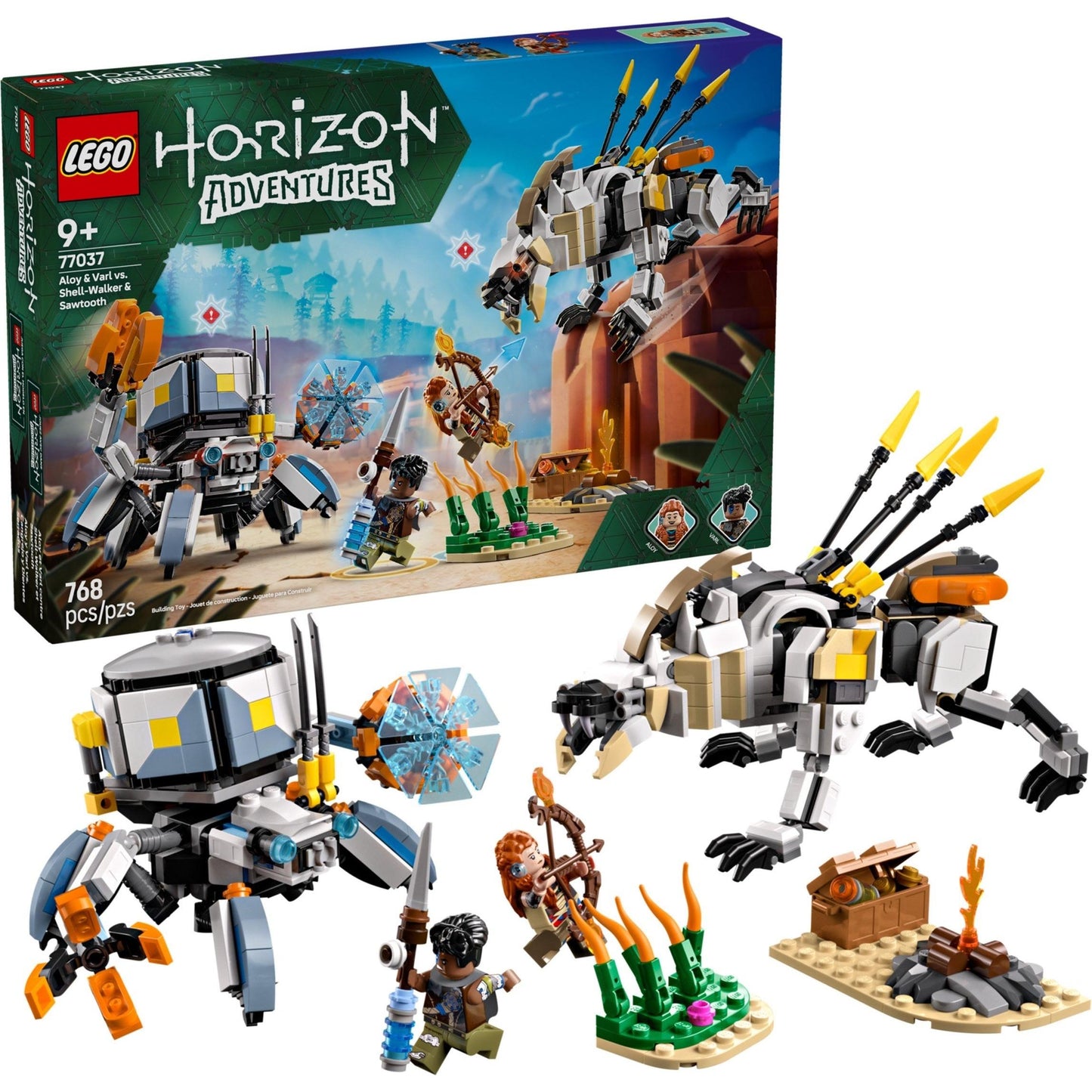 Aloy & Varl vs. Shell-Walker & Sawtooth | Horizon | 77037