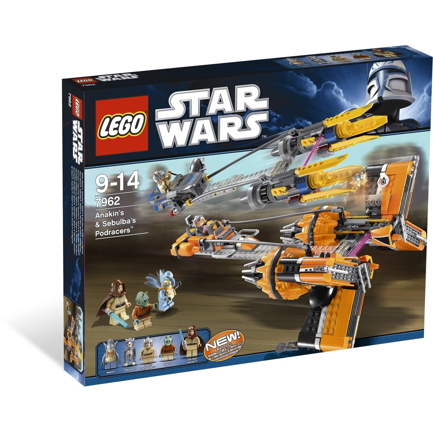 Anakin Skywalker and Sebulba's Podracers | Star Wars | 7962
