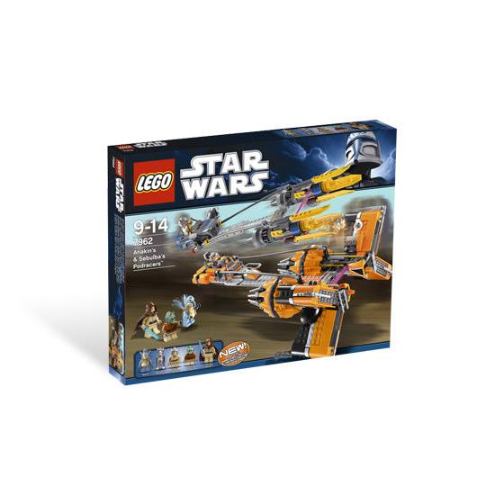 Anakin Skywalker and Sebulba's Podracers | Star Wars | 7962