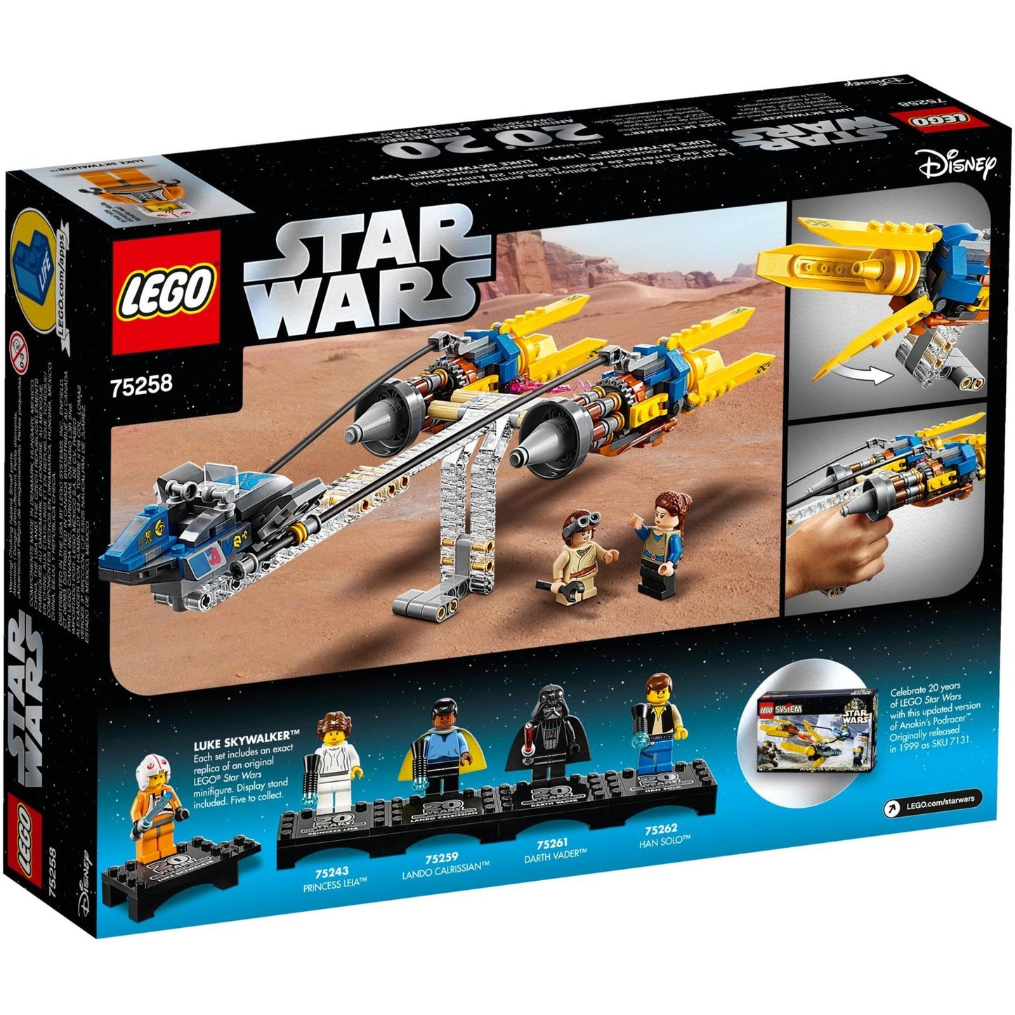 Anakin's Podracer Ã¢â‚¬â€œ 20th Anniversary Edition | Star Wars | 75258