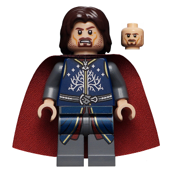 Aragorn - Dark Red and Black Cape | lor066